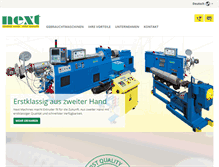 Tablet Screenshot of next-machines.com
